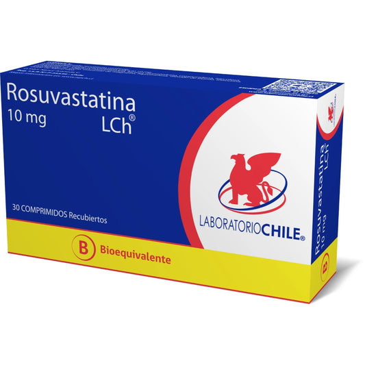 Rosuvastatina 10 MG x 30 Comprimidos Laboratorio de Chile