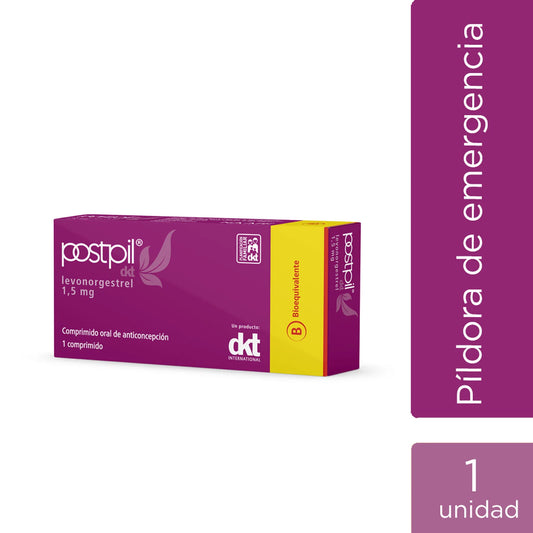 Postpil Levonorgestrel 1.5 MG x 1 Comprimido