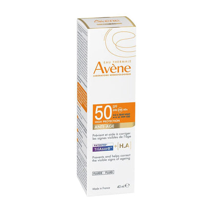 Protector Solar Avene Anti Age Fluido FPS 50 40 mL