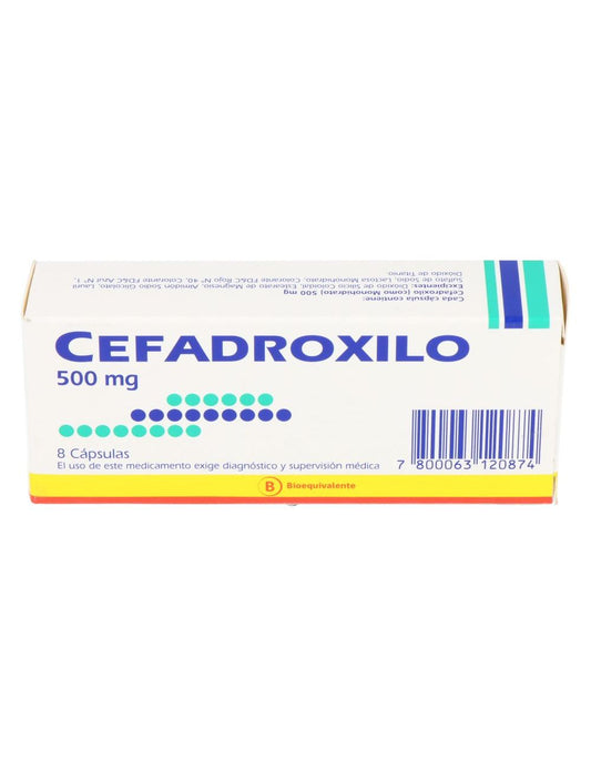Cefadroxilo 500 MG x 8 Cápsulas Mintlab