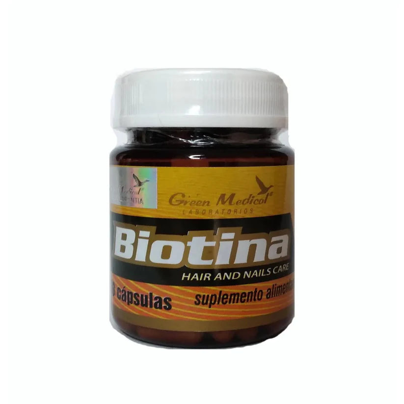 Biotina Green Medical x 30 Cápsulas