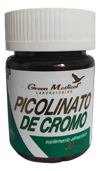 Picolinato de Cromo Green Med. x 30 Cápsulas