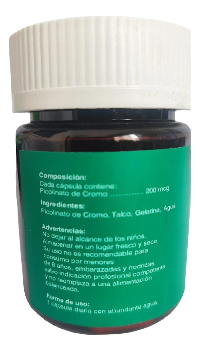 Picolinato de Cromo Green Med. x 30 Cápsulas