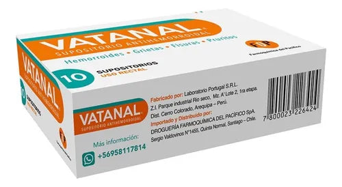 Vatanal 10 Supositorios