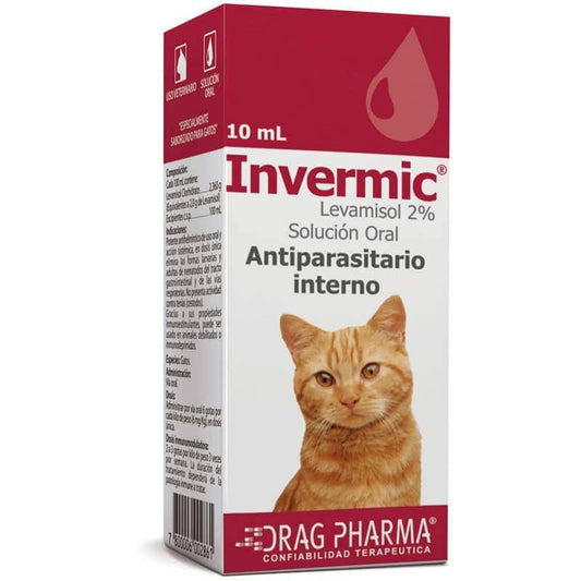 Ivermic gatos- antiparasitario- DRAG PHARMA