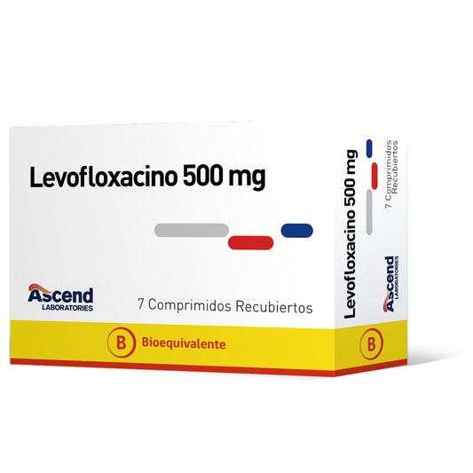 Levofloxacino 500 MG x 7 Comprimidos Ascend