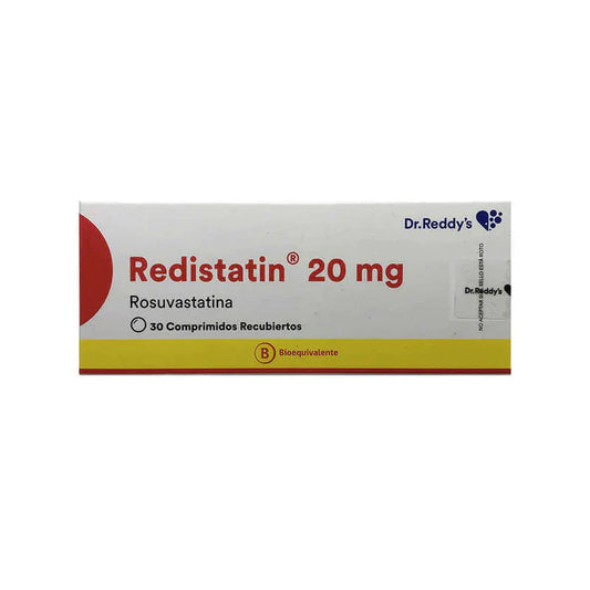 Redistatin Rosuvastatina  20 MG x 30 Comprimidos