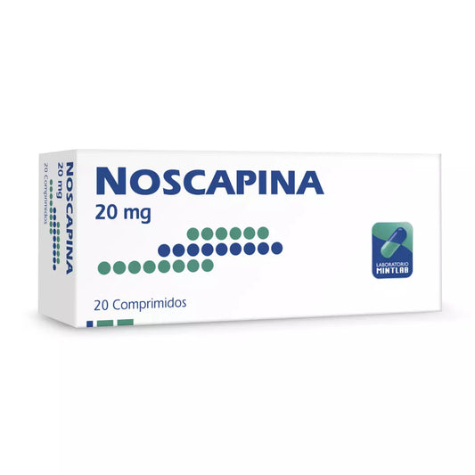 Noscapina 20 MG x 20 Comprimidos Mintlab