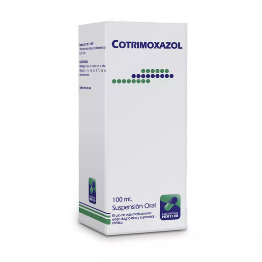 Cotrimoxazol Sulfametoxazol / Trimetoprima Jarabe 100 ML Mintlab