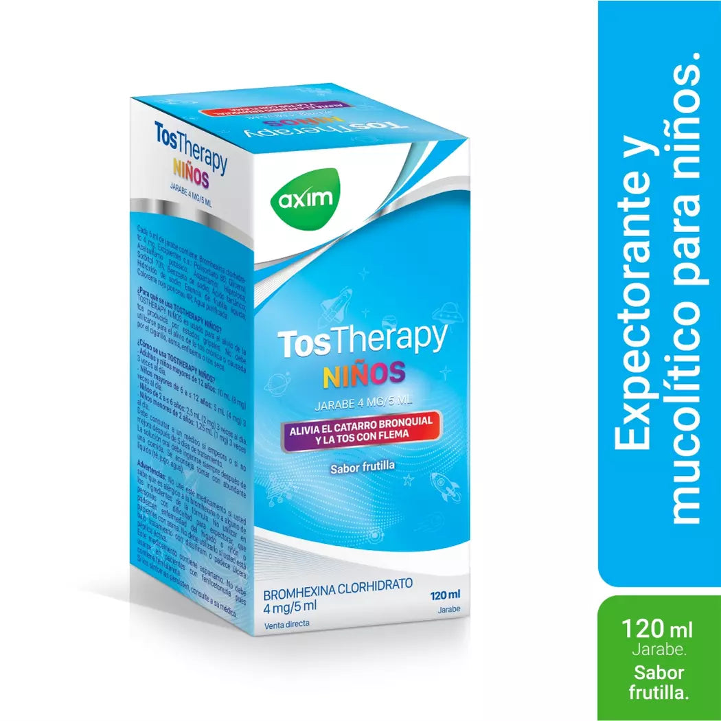 Tostherapy Niños Bromhexina 4 MG x 120 ML