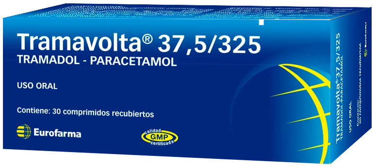 Tramavolta Tramadol Paracetamol 37.5 / 325 x 30 Comprimidos
