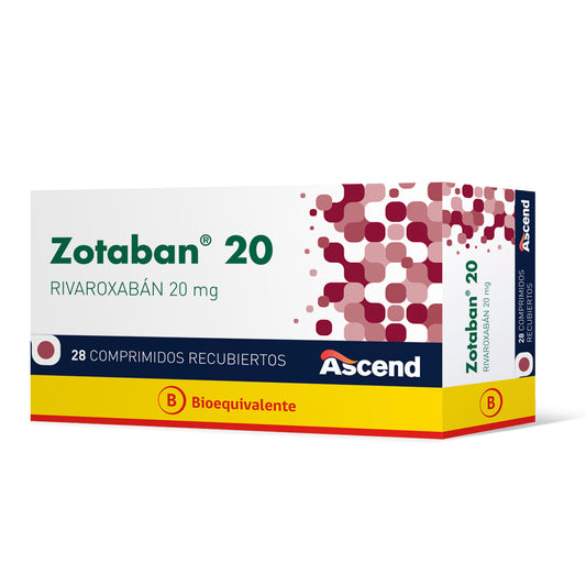 Zotaban Rivaroxaban 20 MG