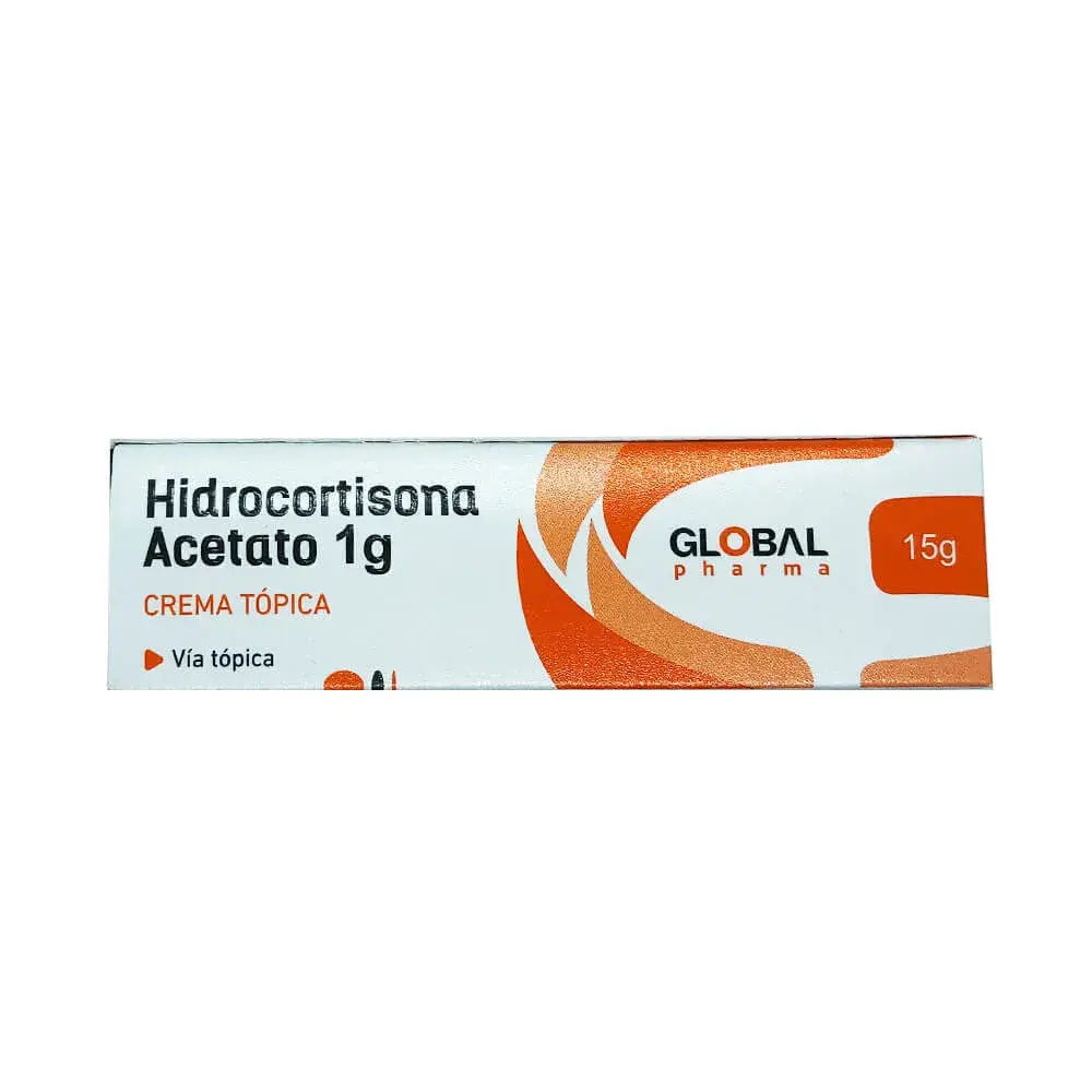 Hidrocortisona Acetato Crema Tópica 15 G Global