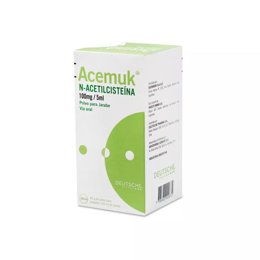 Acemuk N-Acetilcisteina 100MG/5ML