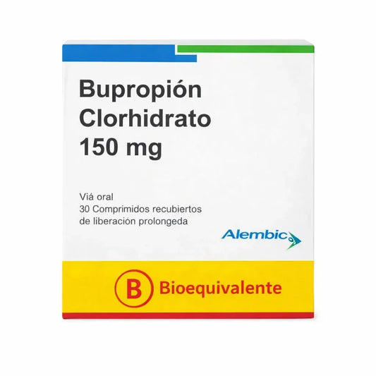 Bupropión Clorhidrato 150 MG x 30 Comprimidos