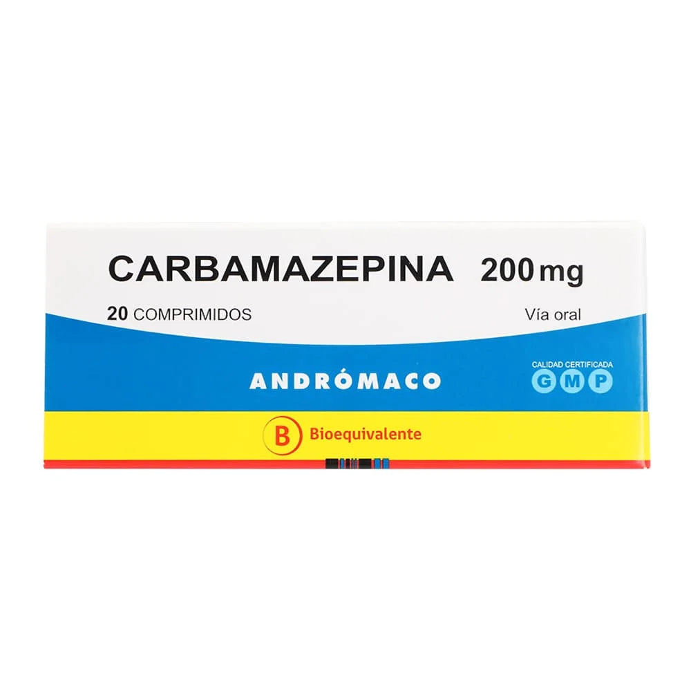 Carbamazepina 200 MG x 20 Comprimidos