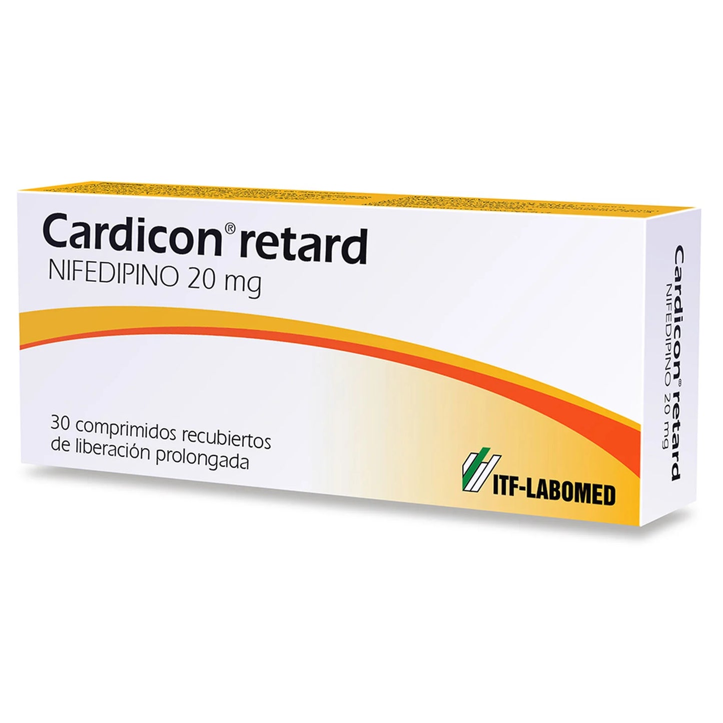 Cardicon Retard Nifedipino 20 MG x 30 Comprimidos