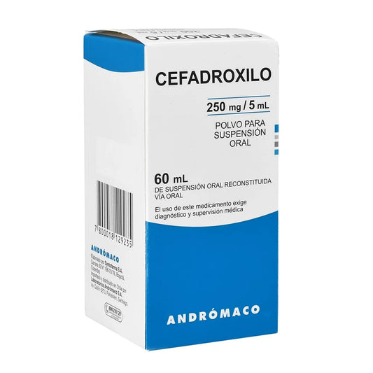 Cefadroxilo 250 MG/5 ML Suspensión 60 ML