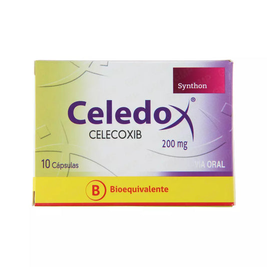 Celedox Celecoxib 200 MG x 10 Cápsulas