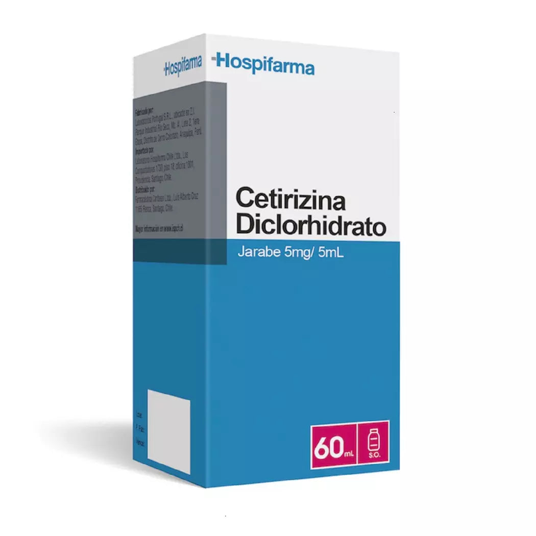 Cetirizina Diclorhidrato 5 MG/5 ML x 60 ML