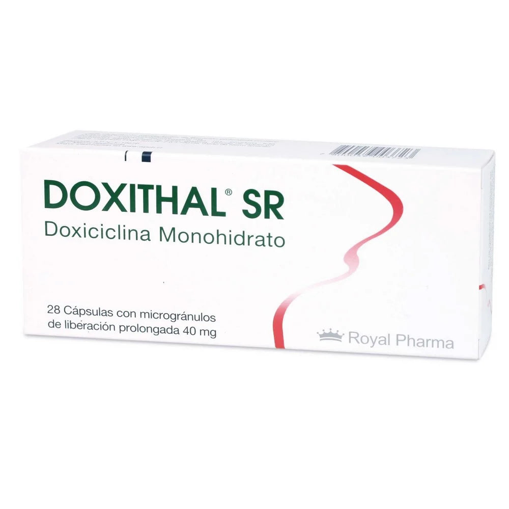 Doxithal SR Doxiciclina 40 mg 28 Cápsulas