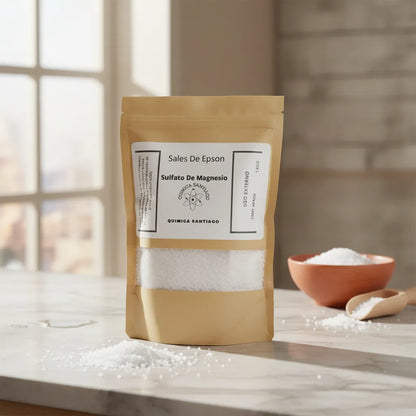 Sal de Epsom 250 G Aprox. Sulfato de Magnesio Quimnatura