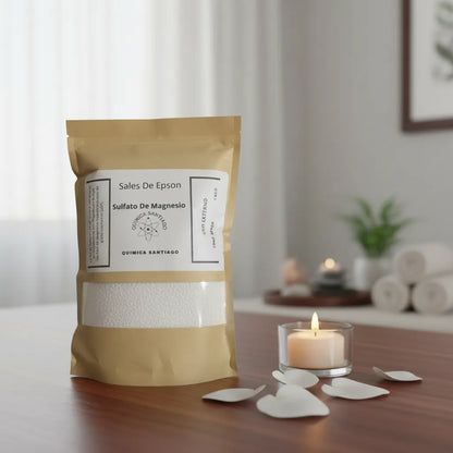 Sal de Epsom 250 G Aprox. Sulfato de Magnesio Quimnatura
