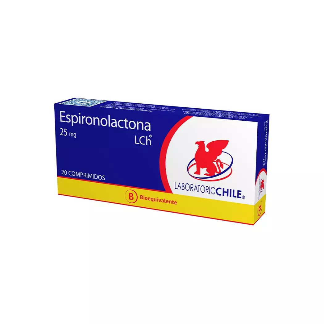Espironolactona 25 MG x 20 Comprimidos