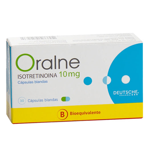 Oralne Isotretinoina 10 mg x 30 Cápsulas