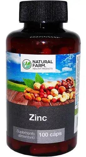 Zinc 15 MG x 100 Cápsulas Natural Farm